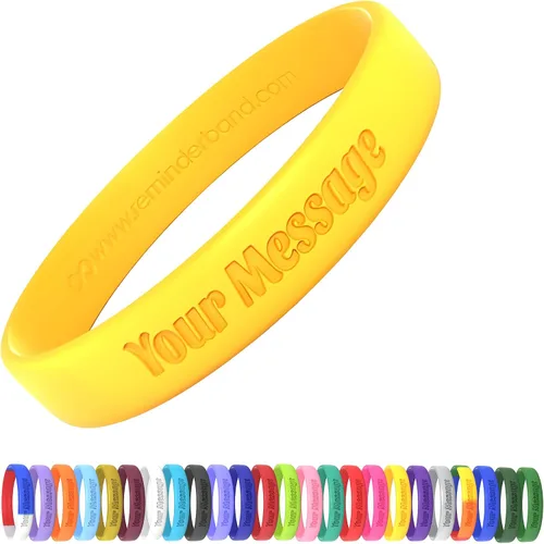 Miniatura 14 de Pulseras de silicona personalizadas de Reminderband, pulseras de silicona personalizadas, pulseras personalizables, pulseras personalizadas de goma