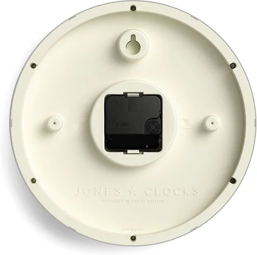 Miniatura 6 de JONES CLOCKS® Lodge - Reloj de pared Reloj moderno pequeño 10 pulgadas Madera sintética oscura Estilo contemporáneo clásico para cocina
