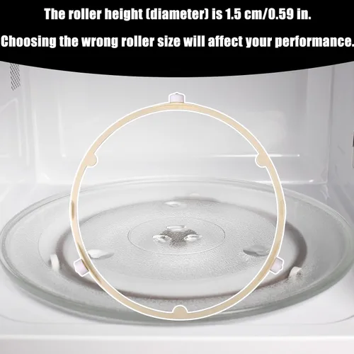 Miniatura 5 de Anillo de soporte para plato giratorio de microondas de 8.5 pulgadas/8.5 in, accesorios de repuesto compatibles con GE Samsung Frigidaire WB06X10625