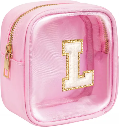 Miniatura 43 de KOTORA Bolsa de Maquillaje Inicial, Bolsa de Viaje de Artículos de Aseo, Bolsa de Maquillaje Transparente, Bolsas de Cosméticos Organizadoras