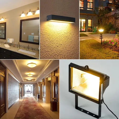 Miniatura 6 de R7S - Bombilla LED de 4.646 in, 120 V, 150 W, equivalente a bombilla halógena T3 J, de larga duración, para trabajo, seguridad, paisaje, lámparas