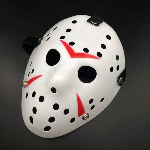 Miniatura 2 de COSTOYFUN Máscara para disfraz de Halloween, máscara de terror, máscara de disfraz de cosplay, máscara de fiesta de máscaras Blanco