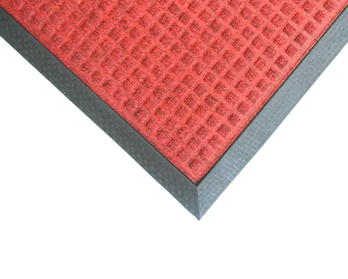 Rhino Mats TNC-4872R Town 'N' Country - Tapete de entrada de 4 x 6 pies, rojo, goma, 1/2 pulgada de grosor