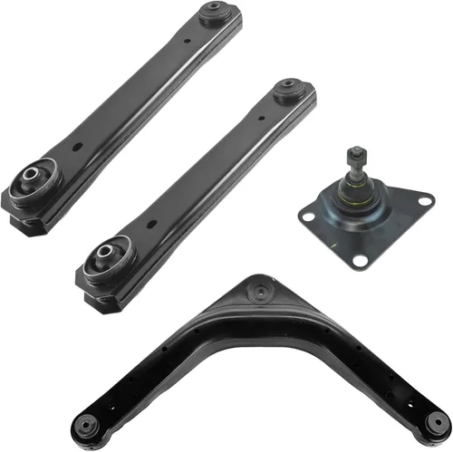 Miniatura 29 de TRQ Brazo de control delantero superior e inferior con rótula juego de 4 piezas compatible con Land Rover Range Rover 2003-2012