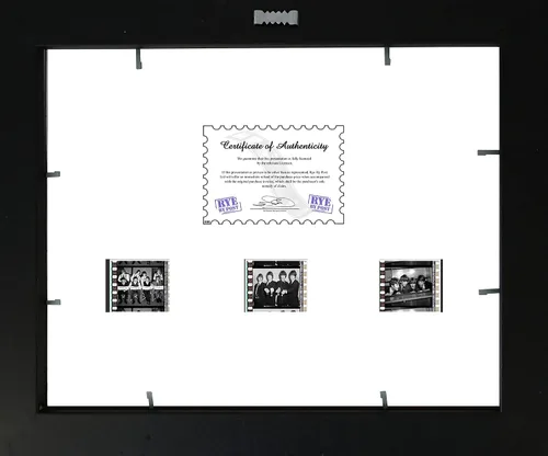 Miniatura 5 de FILMCELLS - The Beatles - Presentación de arte mural de edición limitada de 11" x 13" - Incluye tres clips de película de 1.378 in y certificado