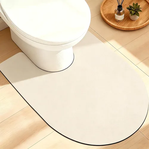 Miniatura 59 de ACCUMTEK Alfombrilla de Baño Ultra Delgada, Alfombrillas de Baño Antideslizantes con Respaldo Mejorado para Colocar Bajo la Puerta, Alfombras