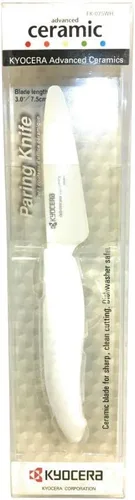 Miniatura 7 de Kyocera Advanced Series, cuchillo de pelar de cerámica, hoja blanca de 3 pulgadas, Amarillo