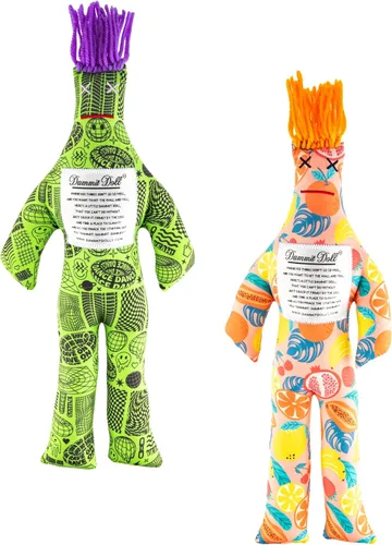 Miniatura 10 de Dammit Doll XL - Divertido regalo de broma para aliviar el estrés, color aleatorio, para aliviar la ira y la frustración, elefante blanco o muñeca