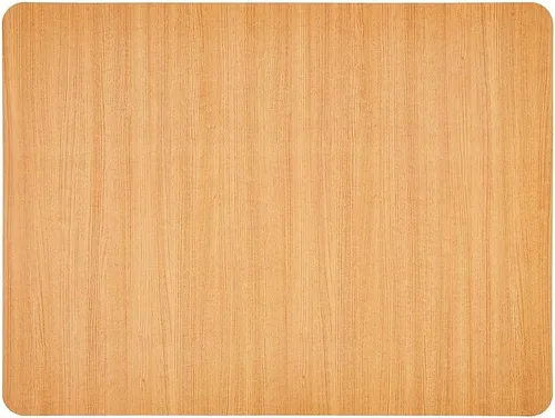 Miniatura 9 de Staples Tapete para silla de oficina, tapetes negros, suelos duros, parte inferior texturizada, 48 x 36 pulgadas, deslizamiento suave