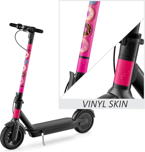 Miniatura 2 de Calcomanías de vinilo autoadhesivas de alta calidad y fundas para patinete eléctrico de adultos, personaliza y protege tu viaje con estilo (Dunats)