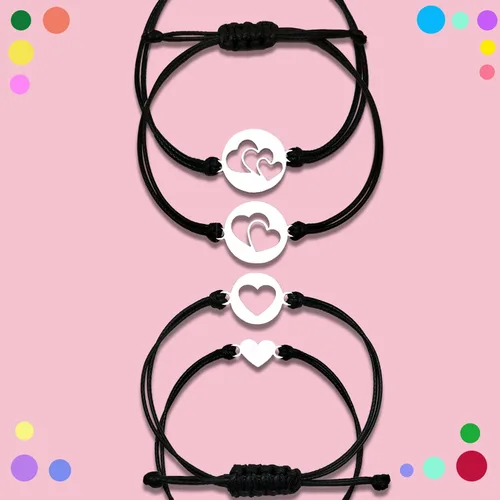 Miniatura 2 de Juego de pulseras a juego para mamá, nieta, regalos para madre, hija, abuela, para 3, 4 generaciones, pulseras a juego, regalos para el día