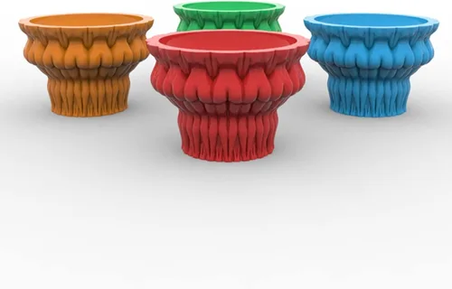 Miniatura 3 de Molde de maceta de hormigón para cuerpo superpuesto, jarrón para suculentas, molde de silicona, yeso, resina epoxi, cepillo, portavelas, molde