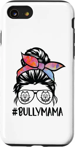 Miniatura 18 de American Bully Mom Messy Bun Hair Glasses, Bully Mama Case for iPhone 16