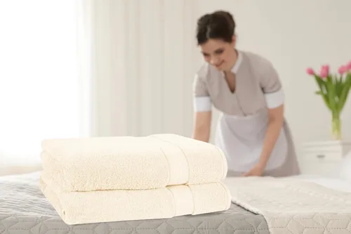 Miniatura 3 de GLAMBURG Juego de 2 Sábanas de Baño Extra Grandes de Algodón Premium de 700 GSM - 100% Algodón Peinado - 2 Sábanas de Baño 35x70 - Calidad de Hotel