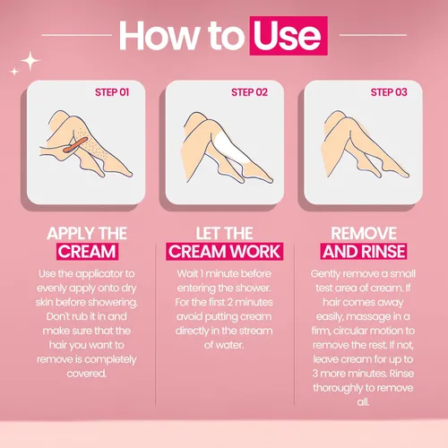 Miniatura 4 de WooWoo Crema natural de depilación íntima - Removedor de pelo vegano sin dolor para pieles sensibles - Depilatorio para genitales, bikini, piernas
