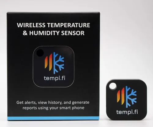 Miniatura 5 de Sensor inalámbrico de temperatura y humedad - Desarrollado en los Estados Unidos - Registrador de datos 24/7 con alarma - Termómetro inteligente