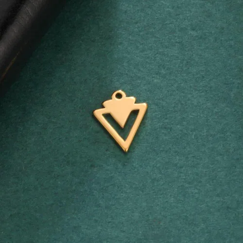 Miniatura 4 de kkjoy 5 dijes de acero inoxidable para hacer joyas y manualidades, varios colgantes pequeños, suministros de manualidades, accesorios para pulseras