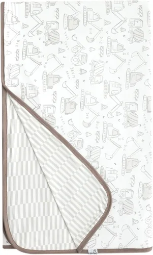 Miniatura 25 de Copper Pearl Manta de bebé jumbo de 3 capas: edredones suaves para niños y niñas Transpirable, acogedora manta para niños pequeños Edredón