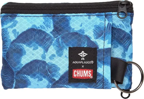 Miniatura 20 de Chums Surfshorts - Cartera minimalista ligera con cremallera y ventana de identificación transparente, resistente al agua con llavero