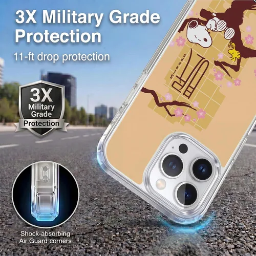 Miniatura 413 de Carcasa de gel para iPhone 7 Plus/iPhone 8 Plus, diseño de Snoopy Oriental de Peanuts, Badges