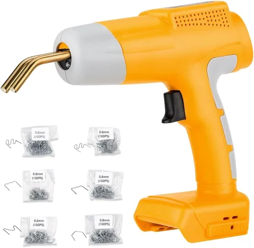 Miniatura 8 de Choerinton Kit de soldador de plástico inalámbrico compatible con batería de litio Makita de 18 V, pistola de soldadura portátil de 80 W