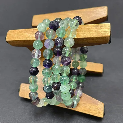 Miniatura 474 de Gem Avenue Handmade Round Bead Stretch Bracelet Unisex Natural Stone Beaded Jewelry for Men & Women, Elastic Wristband for Daily Wear