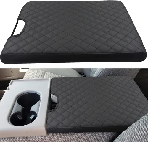 Funda de reposabrazos de consola central para accesorios Ford F150 2015-2026 para F250 F350 F450 2017-2026 con asiento de salto 40/20/40, protección