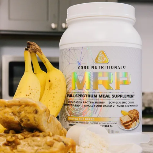 Miniatura 2 de Core Nutritionals MRP Reemplazo de comidas de espectro completo Mezcla de proteína de suero + mezcla de carbohidratos de bajo índice glucémico