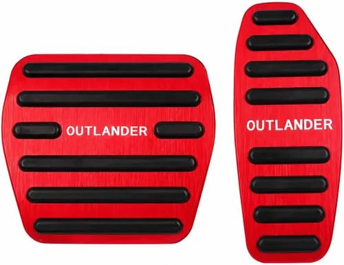Miniatura 52 de Accesorios interiores personalizados para Nissan Sentra 2020 2021 2022, cubiertas de pedal de acelerador de gas de aleación de aluminio, Rojo