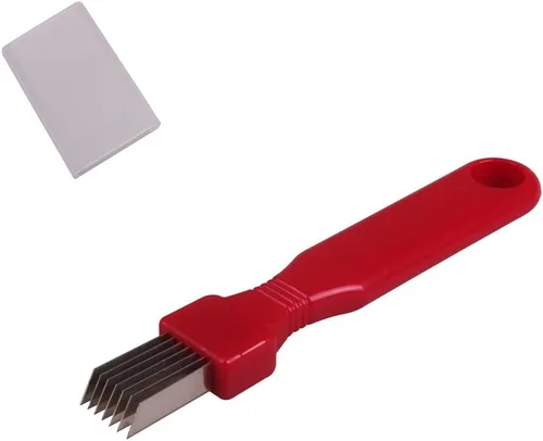 Cortador de cebolleta, cuchillo triturador, cortador de verduras, cuchilla de acero inoxidable, cuchillería afilada, fácil y rápida, herramienta de