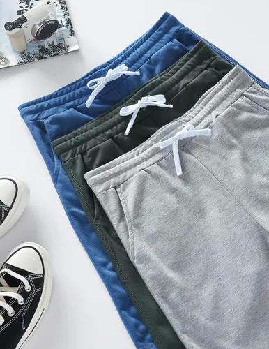 Miniatura 2 de Liberty Pro Paquete de 3 pantalones cortos deportivos para niños y jóvenes, pantalones cortos deportivos casuales con bolsillos, ropa deportiva