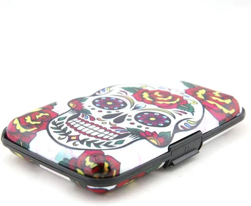 Miniatura 2 de Tarjetero del Día de los Muertos de Calavera de Azúcar Dia De Los Muertos, Blanco