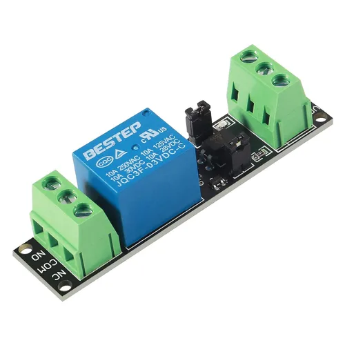 Miniatura 6 de AITRIP Paquete de 8 módulos de interruptor de alimentación de relé de 3 V 1 canal con optoacoplador opto aislamiento disparador de alto nivel