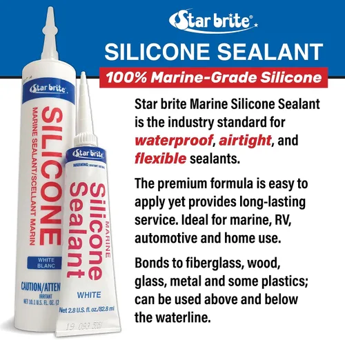 Miniatura 5 de STAR BRITE Sellador de Silicona Negro 2.8 OZ. (082103)