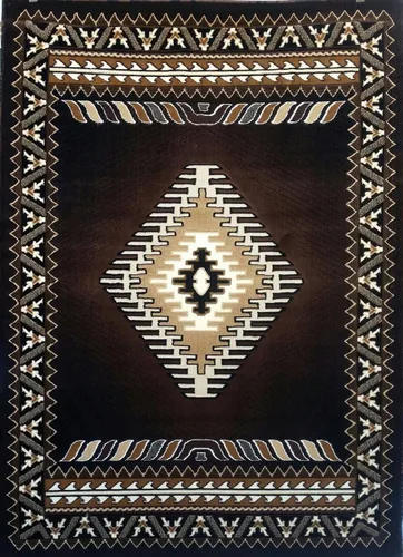 Miniatura 14 de YHSF Alfombra del suroeste para sala de estar, dormitorio, cocina y más, fácil de limpiar, suave y duradera, alfombra tribal nativa americana, a