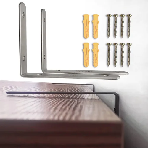 TUPSKY - Kit antipuntas para gabinete, anclajes para muebles de acero inoxidable a prueba de bebés, asegura 400 libras para estanterías/gabinetes,