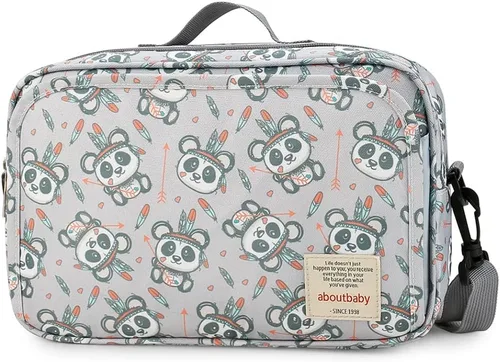 Miniatura 12 de Organizador de pañales para bebé, bolsa para cochecito de bebé, contenedor de almacenamiento para toallitas y juguetes, mini bolsa de pañales