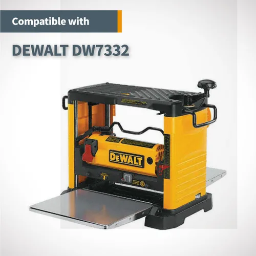 Miniatura 6 de POWERTEC Cuchillas cepilladoras de 12-1/2 pulgadas para cepilladora DeWalt DW733, repuesto para cuchillos cepilladores DW7332, juego de 4 (12809DD)