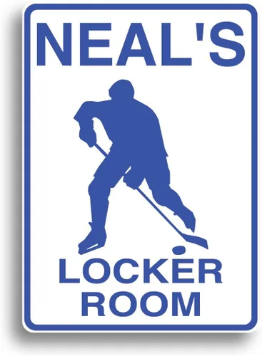 Miniatura 5 de Letrero de hockey - Personalizado con tu nombre