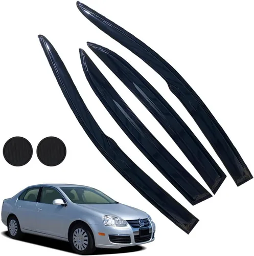 Miniatura 15 de Protectores de lluvia para Mazda 3 Hatchback 2010-2013, deflectores de ventana lateral con cinta adhesiva para Mazda 3 Hatchback, viseras de ventana