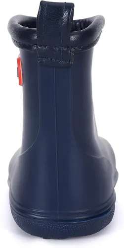 Miniatura 3 de Botas de lluvia para niños pequeños, zapatos de lluvia fáciles de poner, zapatos impermeables para niños y niñas (1-6 años)