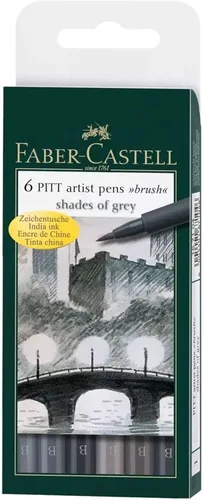 Miniatura 5 de Faber Castell FC167137 Estuche Pitt Pen Nibs Art Set, Surtido