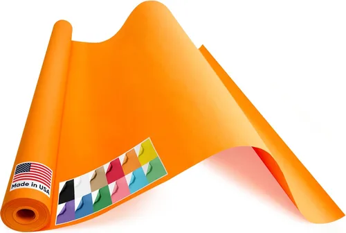 Miniatura 16 de Papel kraft negro de 36 x 1200 pulgadas (100 pies) (caja de 9 rollos), 45 libras de grosor, papel kraft para la escuela, papel de color artístico
