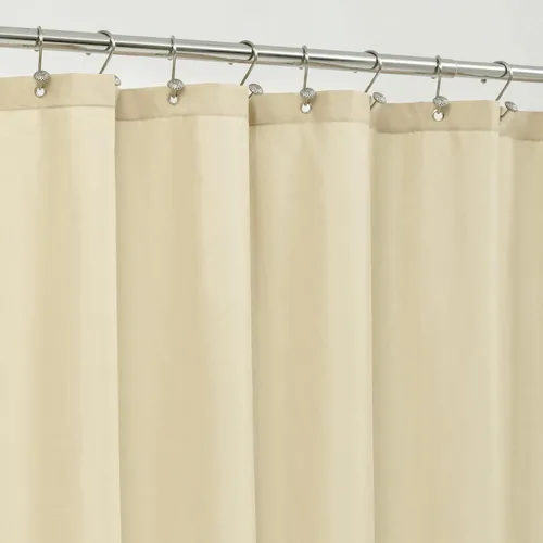 ALYVIA SPRING Forro de Cortina de Ducha de Tela Extra Largo Impermeable - 72" x 96", Suave y Ligero Cortina de Ducha X-Larga con 3 Imanes, Lavable a
