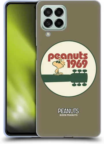 Miniatura 419 de Head Case Designs Funda de gel Woodstock 50th con licencia oficial de Peanuts Snoopy Guitar 1969 [protección de grado militar] compatible