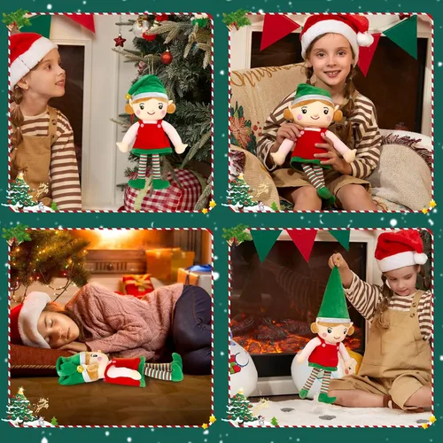 Miniatura 6 de Houwsbaby Elfo de Navidad, juguetes de peluche para niños y niñas, elfos de peluche, fiestas de Navidad, decoración del hogar, regalos para niños