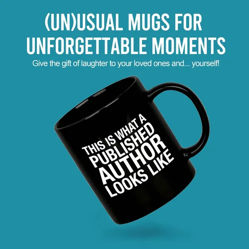 Miniatura 2 de Panvola This Is What A Published Author Looks Like Writer Novelist Gifts Funny Journalist Columnist Poet Taza de cerámica de 11 oz negro