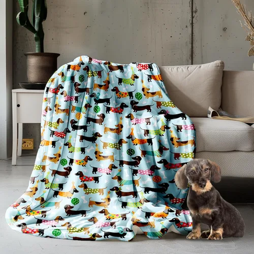 Miniatura 10 de Manta de Golden Retriever - Manta de franela suave y forro polar para perros para amantes de mascotas, mujeres, niños, niñas - 40" x 30