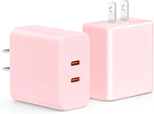 Miniatura 11 de Paquete de 2 bloques de cargador de pared USB C de 65 W, adaptador de carga USB C de 3 puertos de 100 W tipo C de carga súper rápida para MacBook