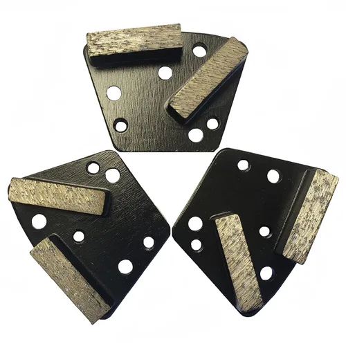 Bolt on Diamond - Discos de molienda para pisos, húmedos o secos, juego de 3, unión dura, grano 18/20